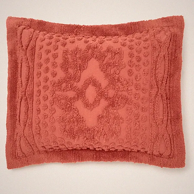 BrylaneHome 100% Cotton Georgia Chenille Shams