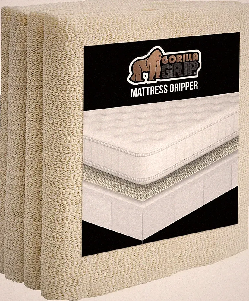 GORILLA GRIP Non Slip Mattress Gripper, Couch (22" X 70"), Chenille