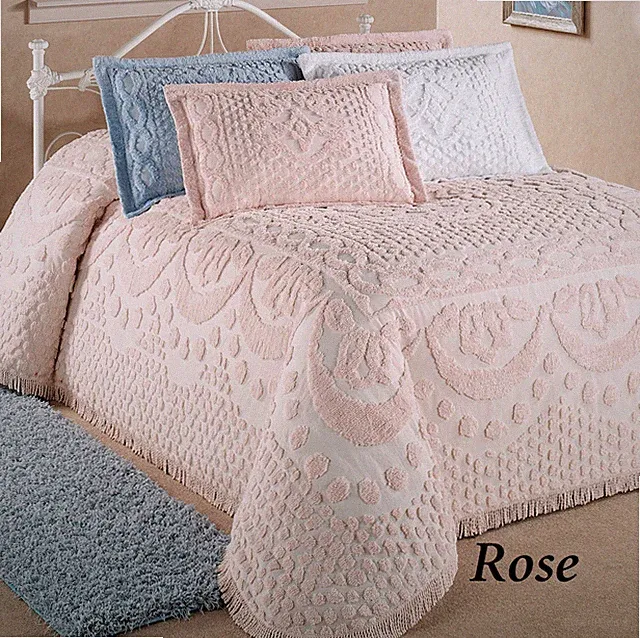 Kingston Pastel Tufted Chenille Bedspread