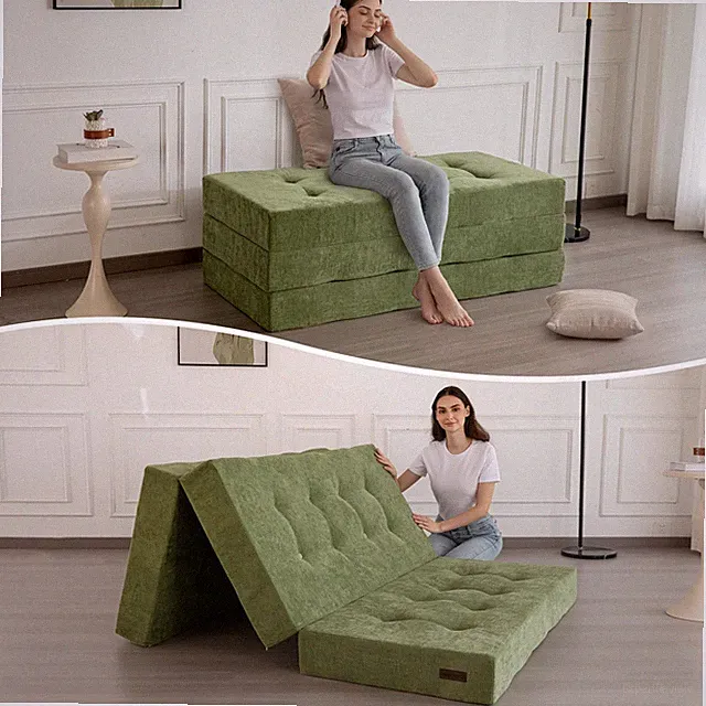 MAXYOYO 6" Twin Folding Sofa Bed Floor Mattress