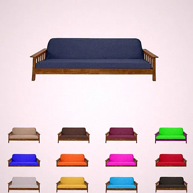 Queen Futon Mattress Covers, Bed Covering Protectors, Slipcovers, Navy Blue