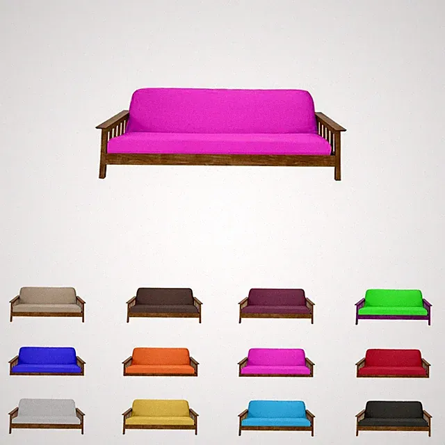 Solid Pink Full Size Futon Mattress Cover, Bed Protectors, Slipcovers, Covers