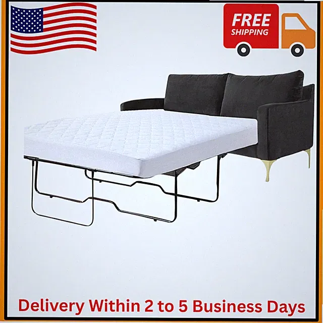 Waterproof Sleeper Sofa Full Mattress Cover (54X72), White